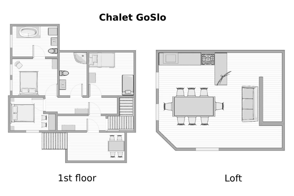Chalet GoSlo Srpenica Eksteriør bilde